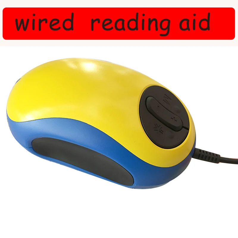 

Wired Electronic Reading Aid Mouse Magnifier Tv/Av Output Mouse Shape Reading Aids Up To 70X In 20 Inch Display