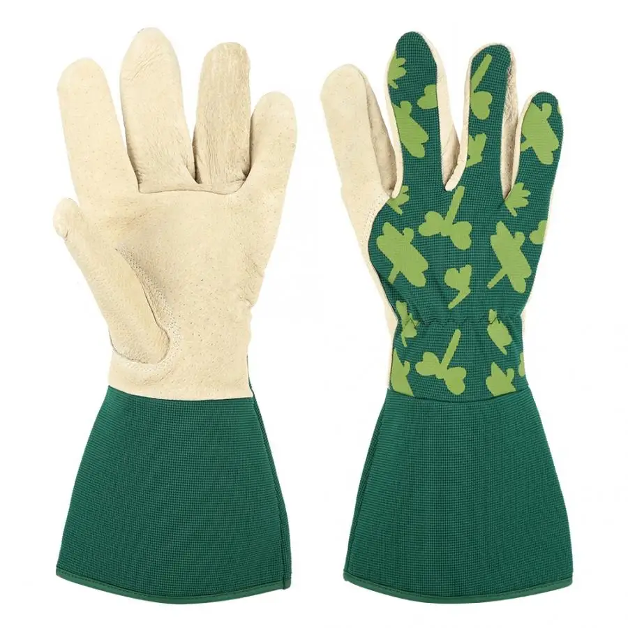 1Pair of Non-slip Wear resistant Thicken Labor Work Garden Gloves Handling Gardening Gloves