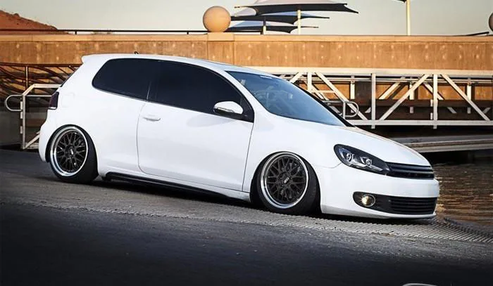 Подходит для vw Volkswagen golf 6 mk6 2010 2013 черная Дорожная решетка радиатора окрашенные