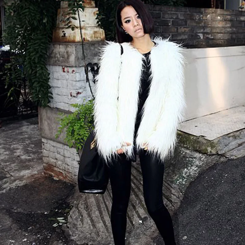 casaco de pele curto