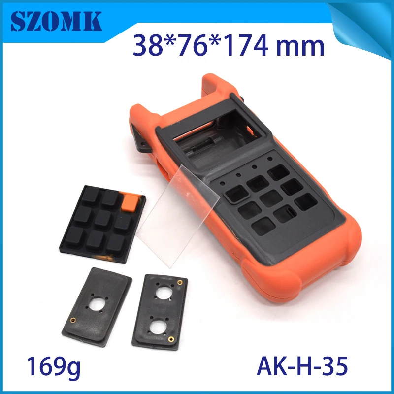 szomk plastic electronics enclosure with keypad handheld enclosure junction housing instrument case control box (8)