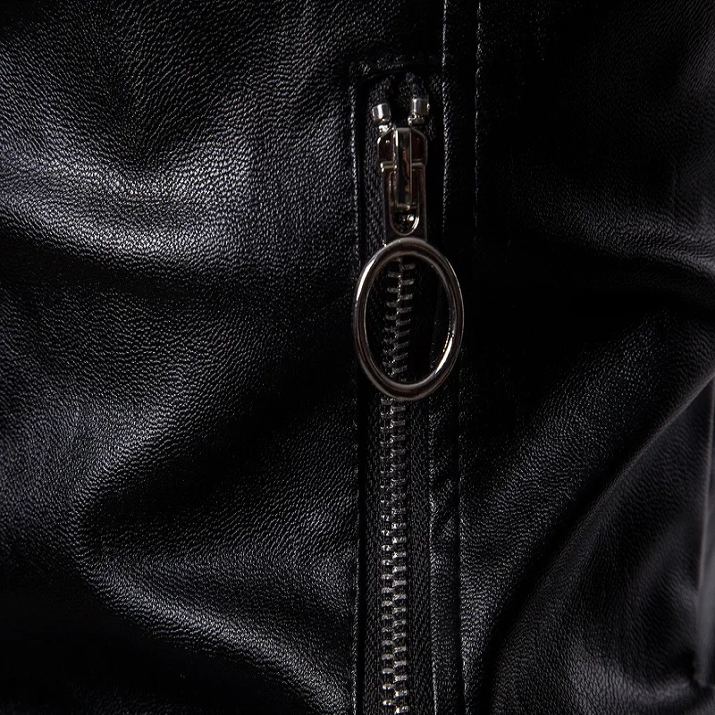 Brand men's clothing direct aowofs2018 men's classic diagonal pull leather high quality motorcycle leather jacket leather jacket