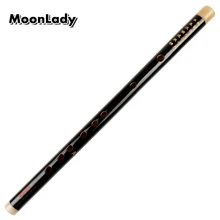 Ключ 8 отверстий бамбуковая флейта черная музыкальная инкрустация маленький размер китайский ручной работы духовой инструмент легко узнать