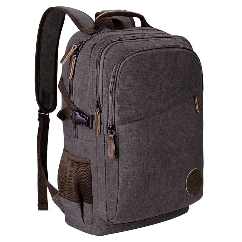 

2019 New Fashion Men's Backpack Vintage Canvas Bagpack School Bag Outdoor Travel Bags Large Capacity Travel Laptop Backpacks