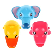 Extensor Grifo de dibujos animados para Niños Toddler Kids Mano Lavado en Agua de Baño Cocina Grifo Del Fregadero Extensor