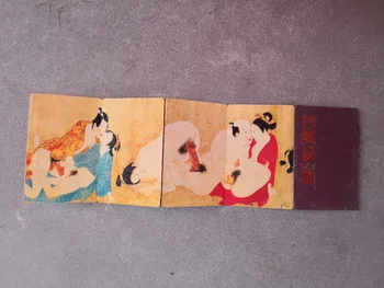 

The ancient painting painting collection of folding erotic figure painting sprin