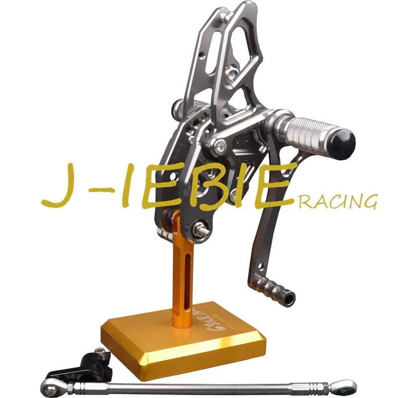 

CNC Racing Rearset Регулируемые задние комплекты подножки подходят для Yamaha YZF R15 2012 2013 2014 2015 TITAINUM