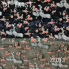 Африканская кружевная ткань ФРАНЦУЗСКИЙ для свадебной вышивки хлопковый в африканском стиле 5 ярдов/лот