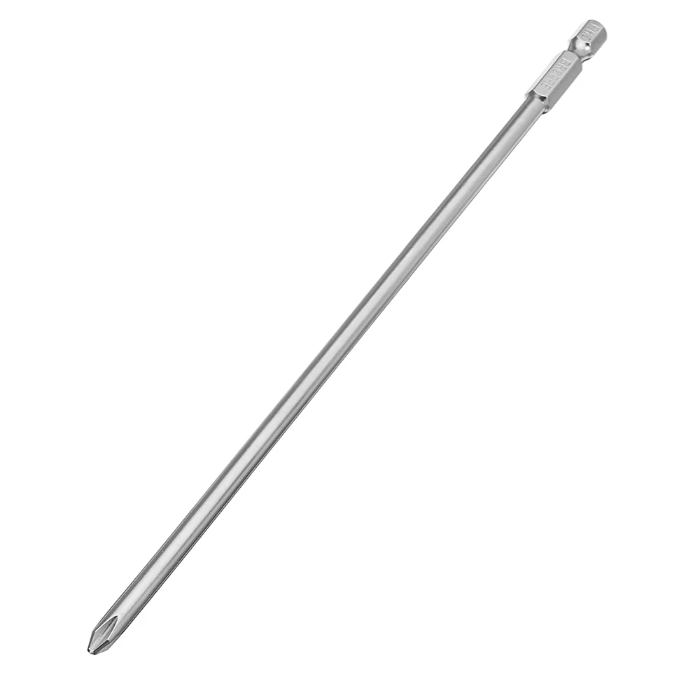 Broppe 9 шт. 1/4 &quot1/4 мм PH1 PH2 Phillips магнитные длинные биты с шестигранной головкой