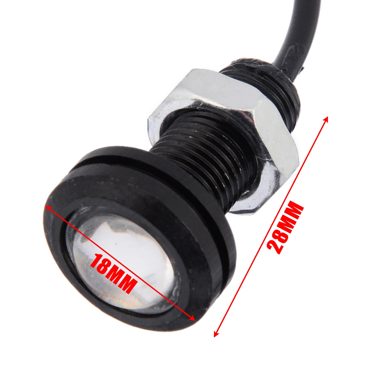 New Arrival 2pcs 10W Blue LED Boat Drain Plug Light Lamp 1/2