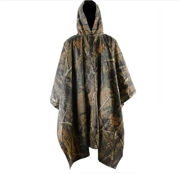 

New Military Camouflage Outdoor Raincoat Rainproof Waterproof Travel Climbing Rain Coat Hot Environmental Hiking Rainwear C331