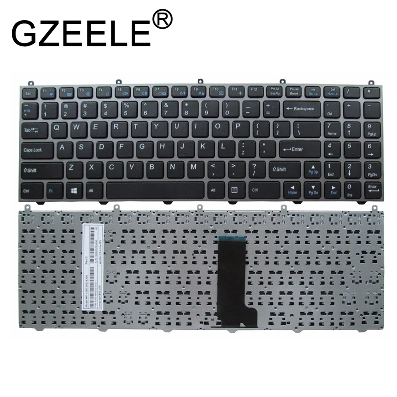 

GZEELE NEW English keyboard for Clevo for HASEE K5-I78172D1 CW65S K680E CW65S02 CW65S07 K610C I7 D1 I5 D2 K590C K650C