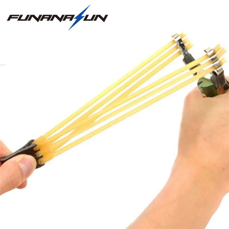 

Shooting Slingshot Rubber Band Elastica Bungee Natural Latex Catapult Replacement Slingshot 6 Strips Tube 5mm Outer 3mm Inner
