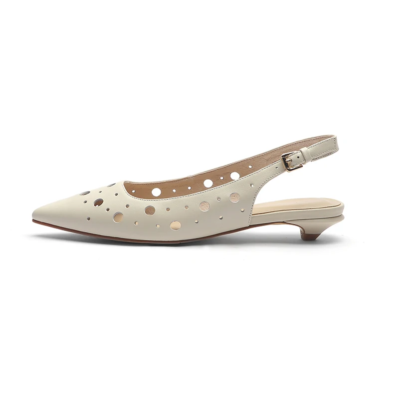 ISNOM необычный стиль сандалии Для женщин вырез корова кожаные сандалии Для женщин Летняя обувь женская обувь Острый носок элегантная обувь леди