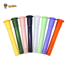 120 мм Премиум акриловый диффузор 14 мм 18 мм Мужской Женский шарнир красочный акриловый пластик вниз Стволовые стеклянные водопроводные трубы