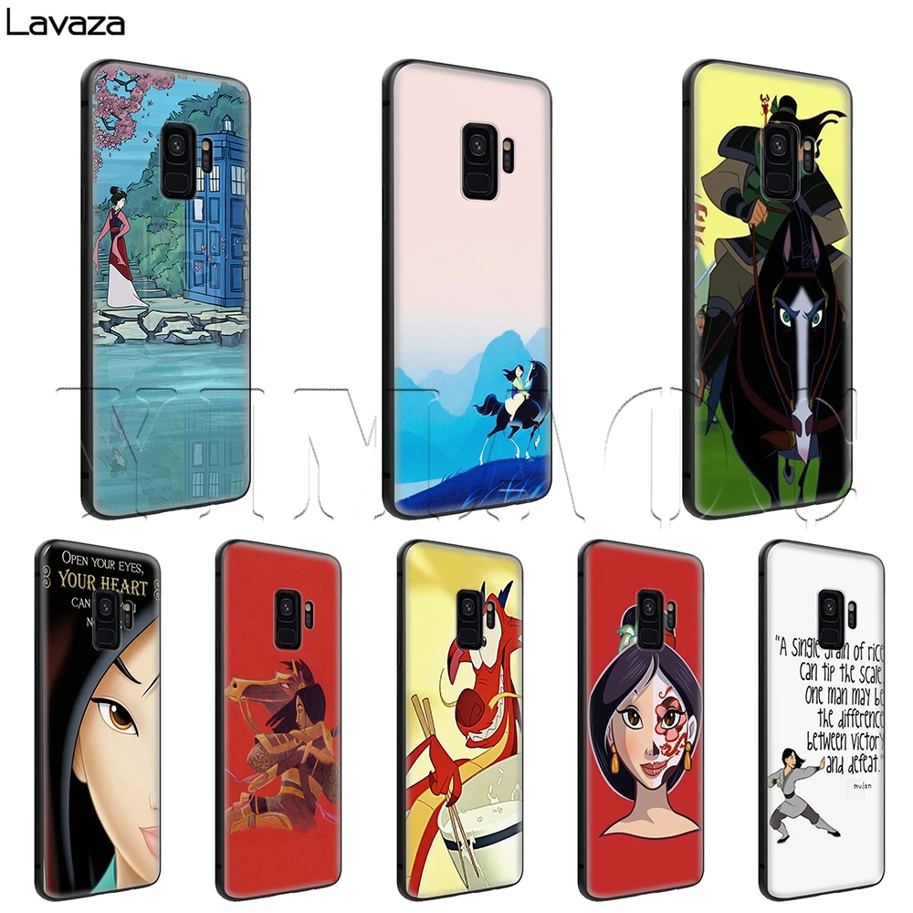 Lavaza мультфильм Мулан чехол для Samsung Галактики S6 S7 край J6 S8 S9 S10 плюс A3 A5 A6 A7 A8 A9 Note 8 9 |