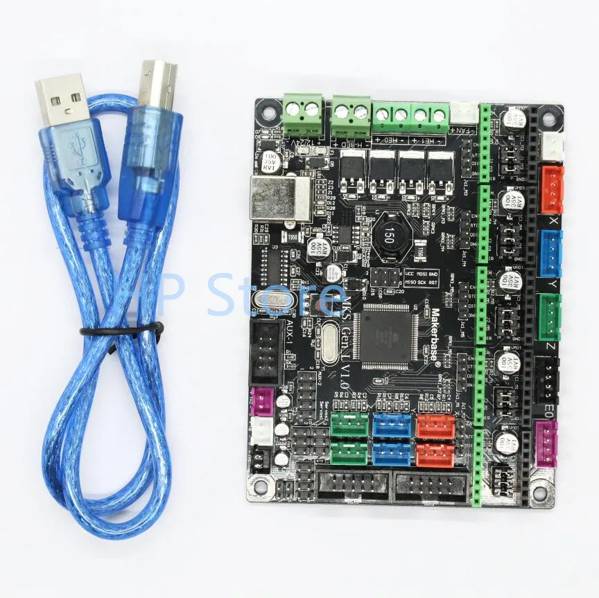 

3D printer board MKS Gen L V1.0 controller compatible with Ramps1.4/Mega2560 R3 support A4988/8825/TMC2208/TMC2100 drivers