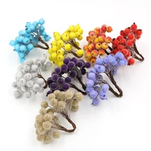 20 шт./лот 1 см двойной фруктовый цвет украшение бисером праздничные вечерние принадлежности для дома аксессуары для сада Украшение Свадьбы деко