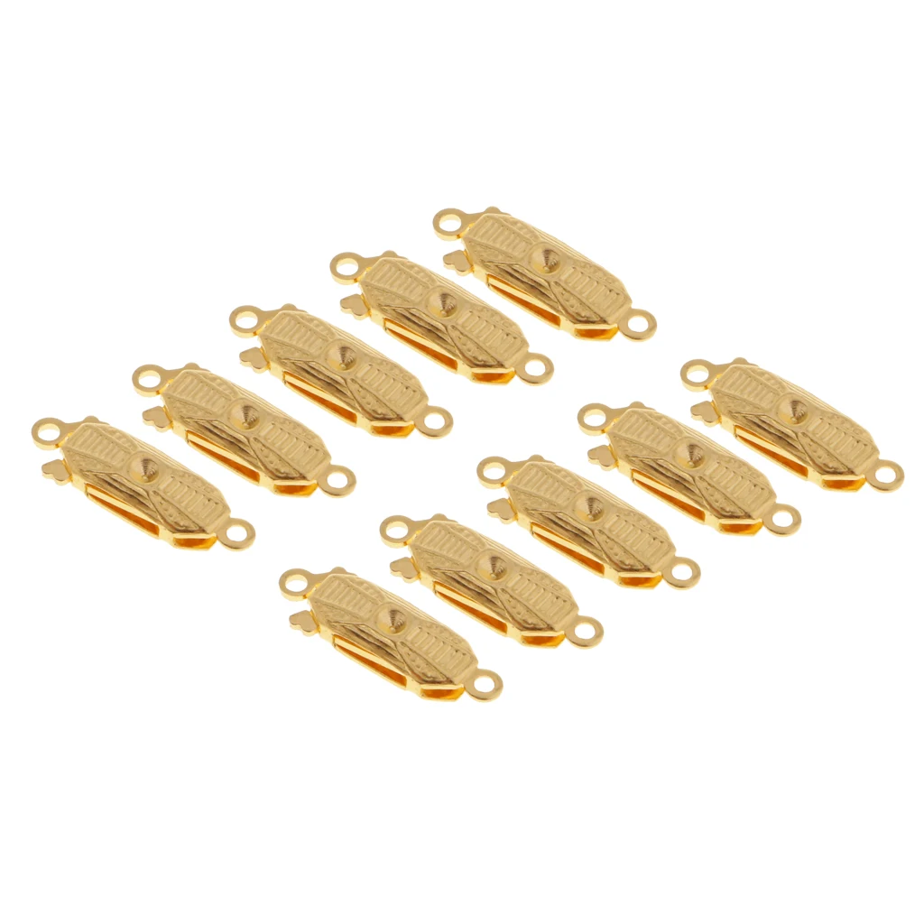 10pcs Metal Bracelet Necklace Jewellery Findings Connectors Box Clasps Buckles DIY Crafts Jewelry
