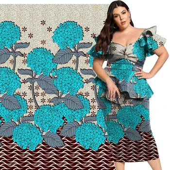 

veritable wax guaranteed real wax high quality pagne hot wax 6yard african ankara sewing fabric 2019