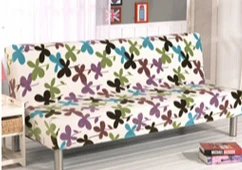 Бархатный диван-кровать, все включено, растягивающийся диван, утолщенный плюшевый чехол, без подлокотника, складной диван-чехол, набор кожаных защитных чехлов - Цвет: 16