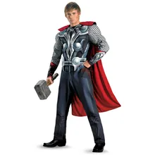 The Avengers Thor Adult Muscle Halloween Cosplay Costume Avengers Costume Movie Superhero Muscle Uniform 165-180cm For Men new arrival child boys the avengers superhero muscle thor costume
