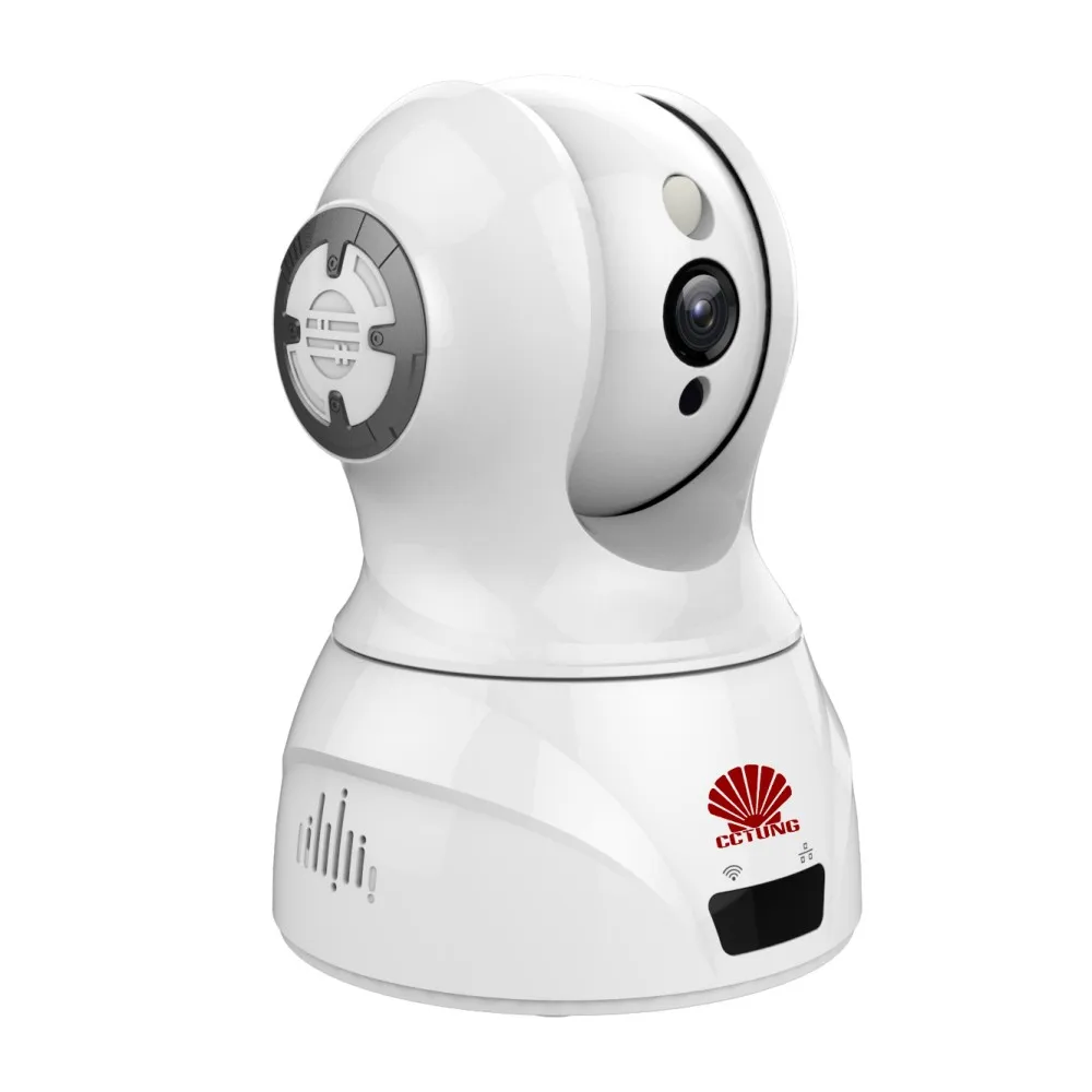 Smart WIFI PTZ FHD IP Cloud Camera with Alexa Voice Control Auto Smart Tracking Face Detection Sound Detection for Motion Alarm