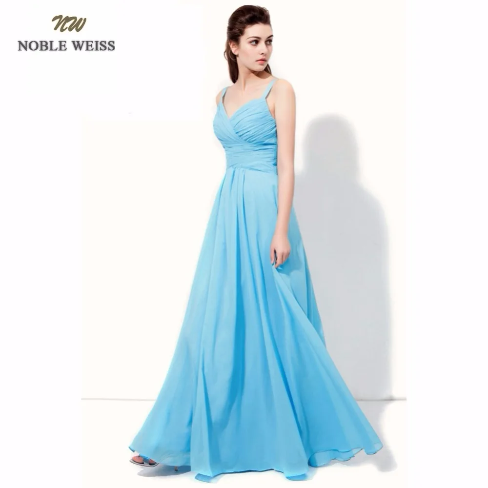 NOBLE WEISS Chiffon Special Occasion Dresses A line Sweetheart Pleat