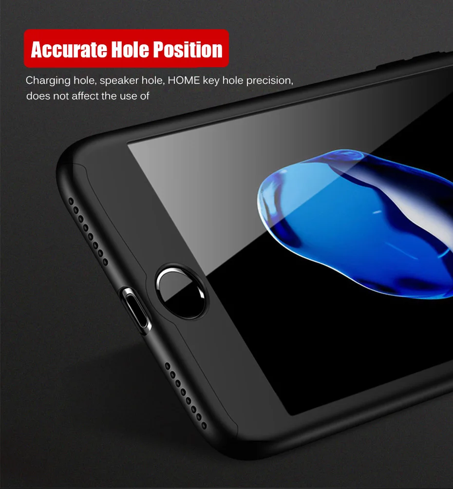 MOUSEMI Matte Hard Case For iPhone 7 6 8 Plus Cover Full Protection 360 Shockproof Tempered Glass For iPhone X Protective Case (10)