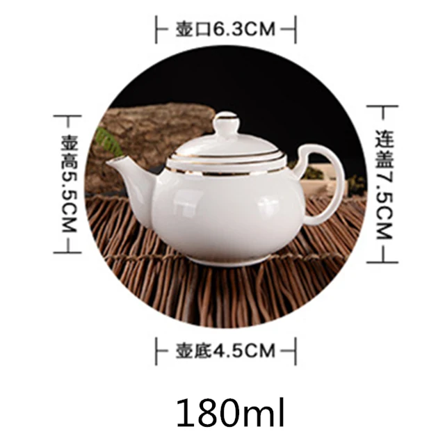 Нордический ручной работы керамический чайник Золотая инкрустация для дома и офиса чайники фарфоровый чайник костяной фарфор чайники Декор Прямая