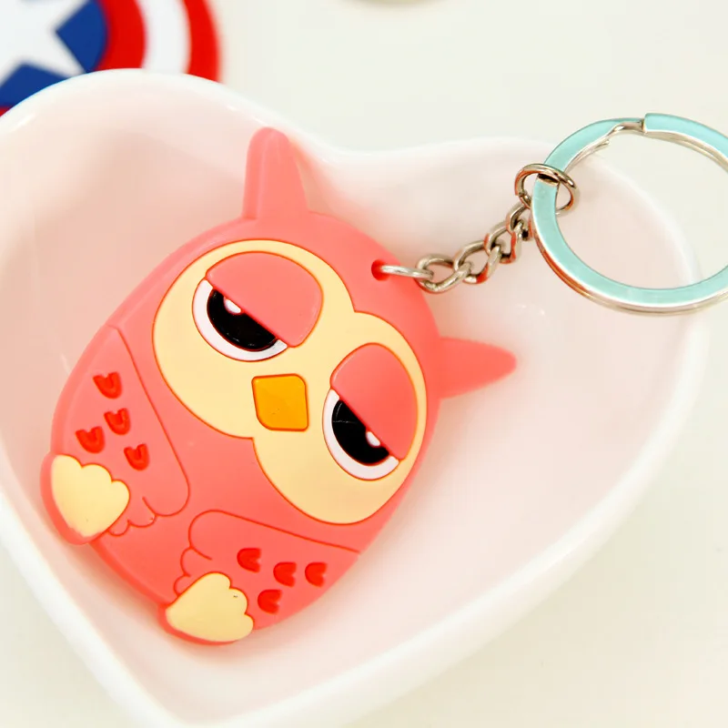 

HS31 cartoon soft pvc keychain silicone key chain anime Key Chain car key ring car key ring