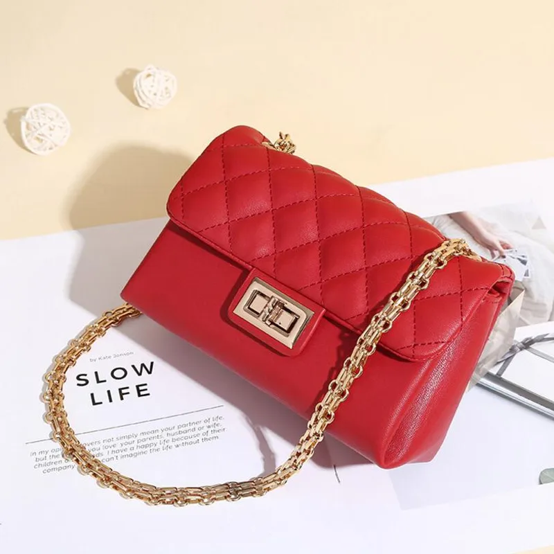 MHCADD الإناث العلامة التجارية سلسلة السيدات Crossbody حقيبة يد بو الجلود النساء حقيبة كتف منقوشة العصرية الحلوى اللون صغيرة عبر الجسم MHCADD الإناث العلامة التجارية سلسلة السيدات Crossbody حقيبة يد بو الجلود النساء حقيبة كتف منقوشة العصرية الحلوى اللون صغيرة عبر الجسم