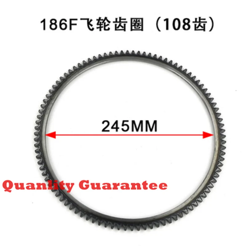 170F 173F 178F 186F 188F 192F flywheel gear ring FOR Single cylinder air-cooled diesel engine generator microtiller accessories