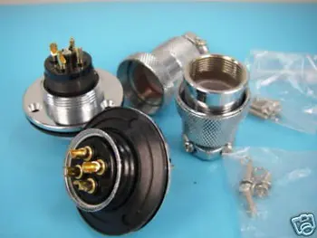 

5x 4-Pin Waterproof Electrical Deck Connector Plug P4C