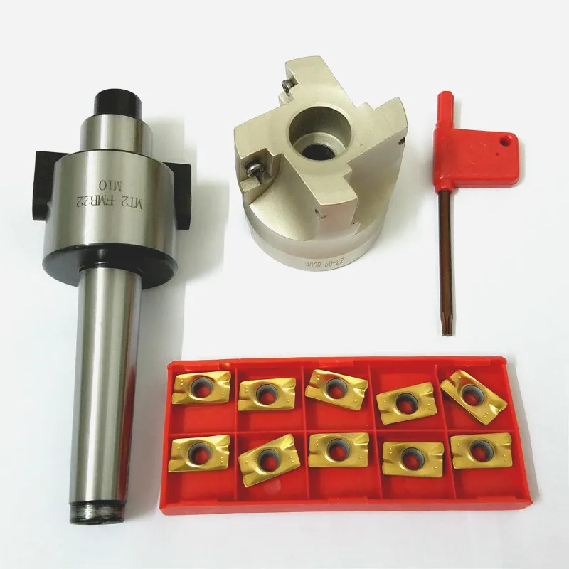 MT2 400R 50mm Face End Mill Cutter With 10pcs APMT1604 Carbide Inserts
