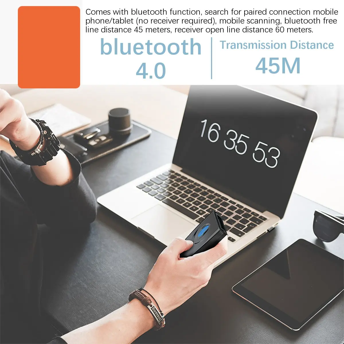 اللاسلكية ماسحة الباركود QR المحمولة الباركود قارئ استقبال آلة سوبر ماركت اكسسوارات ماكينة تسجيل المدفوعات النقدية الخروج اللاسلكية ماسحة الباركود QR المحمولة الباركود قارئ استقبال آلة سوبر ماركت اكسسوارات ماكينة تسجيل المدفوعات النقدية الخروج