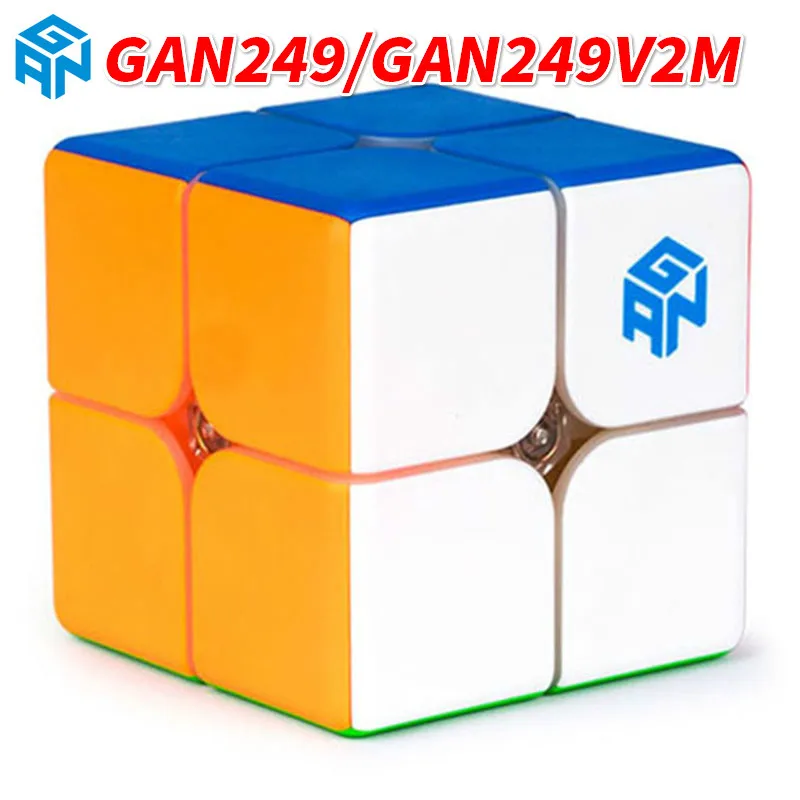 

Original Gan249 V2 M 2x2x2 Speedcube Magnetic Magic Cube GAN 249 Gan Air Gan 249 V2 M Gan CubePuzzle Toys For Children