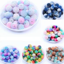 10 мм 20 шт./лот акриловые разноцветные bayberry бусины с имитацией жемчуга круглые свободные бусины DIY ожерелье и браслет ювелирные изделия для рукоделия