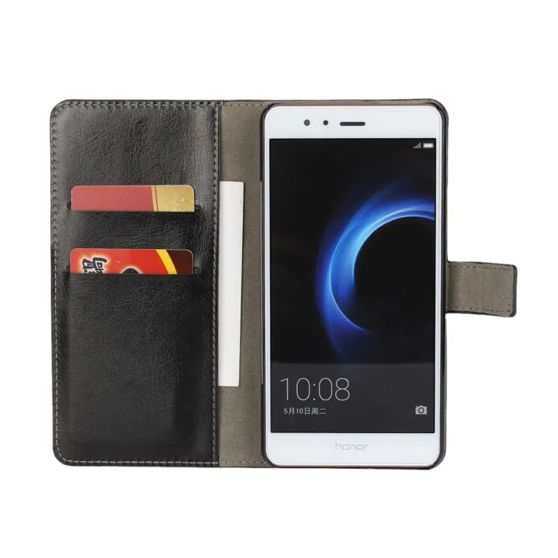 honor v8 crazy horse wallet case (13)