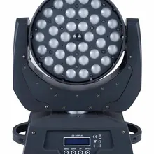 Китайский pr светильник с подвижной головкой 36 шт.* 10 Вт dmx с подвижной головкой, светильник с зумом для мытья, свадебные украшения