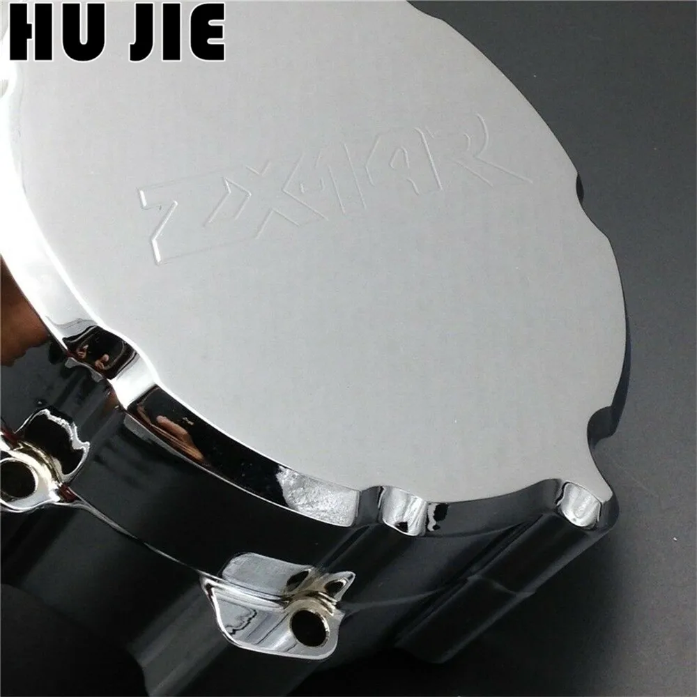 Для Kawasaki ZX14R ZX-14R ZZR1400 2006 2007 2008 2009 2010 2011 2012 2013 двигатель мотоцикла статора Крышка хром Левая сторона