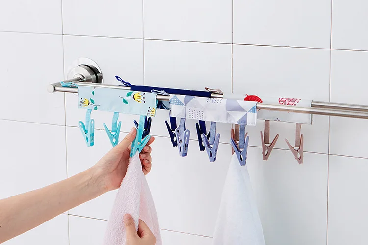 Multifunctional Portable Socks Clothes Hanger Foldable Drying Rack Travel Clothespin Towel Socks