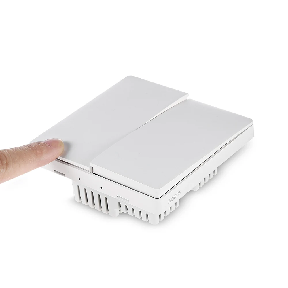 Aqara Smart Light Control Fire Wire And Zero Line Zigbee Light Remote Control Wireless Key Wall Switch With Neutral Mi Home