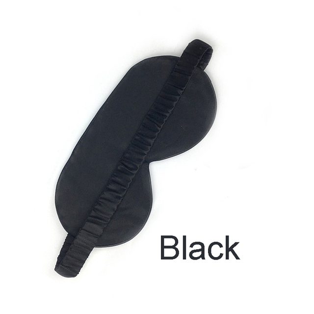 16 Momme Mulberry Pure Silk Eye Cover Double-Side Eye Shade Sleeping Eye Mask Cover Eyepatch Blindfolds Health Sleep Shield