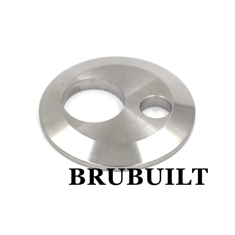 

2"TC End cap with 2 cutout(1/2" & 1") 304 Sanitary Tri-Clover Fittings Connectors Home Brew