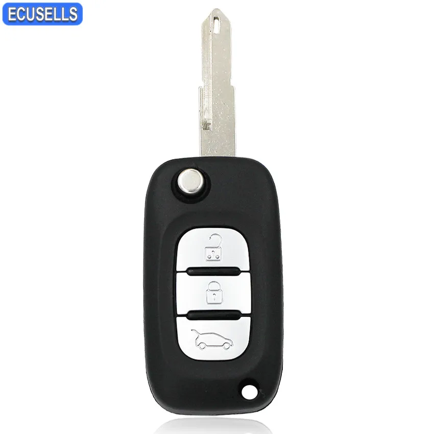 3 кнопки чехол ключа корпус Fob Smart Корпус для ключей от автомобиля Renault Clio Kangoo Megane