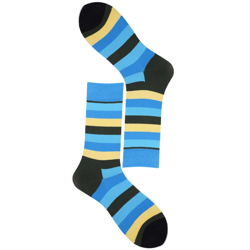 Оптовая продажа 60 пар Винтаж полосой Meias Творческий Happy Socks Бизнес скейтборд Calcetines Hombre бедра носки мужские носки с травой