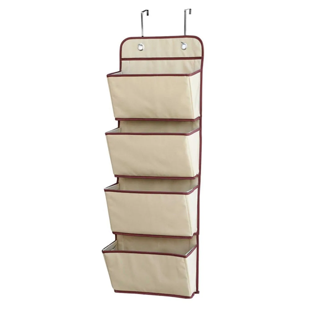 

Magazine Foldable 4 Pockets Tools Organizer Box Over Door Home Multifunctional Toys Closet Hanging Keys