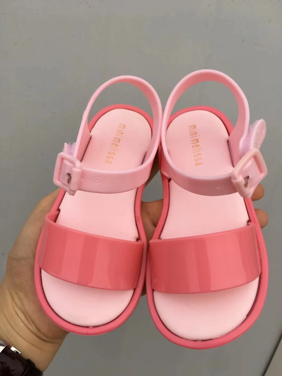 Mini Melissa/Новинка года; детская обувь; Детские прозрачные сандалии с леденцами; Нескользящие Детские пляжные сандалии для девочек; обувь для малышей; melissa