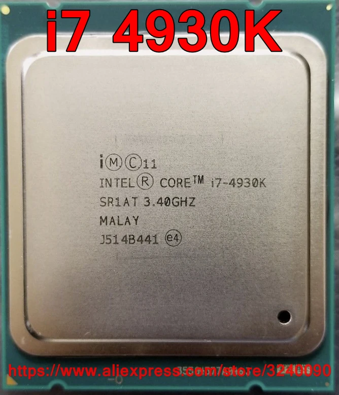 Процессор Intel Core i7 4930K i7-4930K настольный процессор 6 ядер 3,40 ГГц 12 МБ 32 нм LGA2011